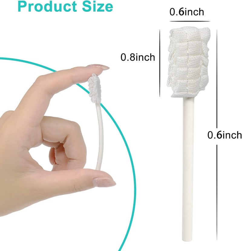 JJOVCE Baby Tongue Cleaner,Disposable Baby Mouth Cleaner, Soft Gauze Toohthbrush Newborn Oral Cleaning Stick Dental Care for 0-36 Month(200) - Image 2